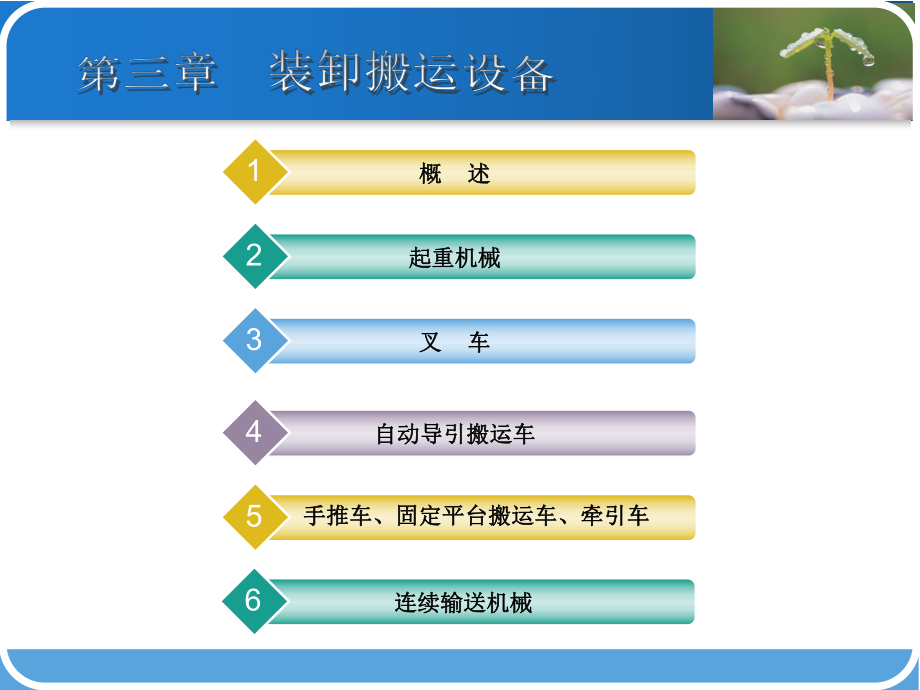 3装卸搬运设备